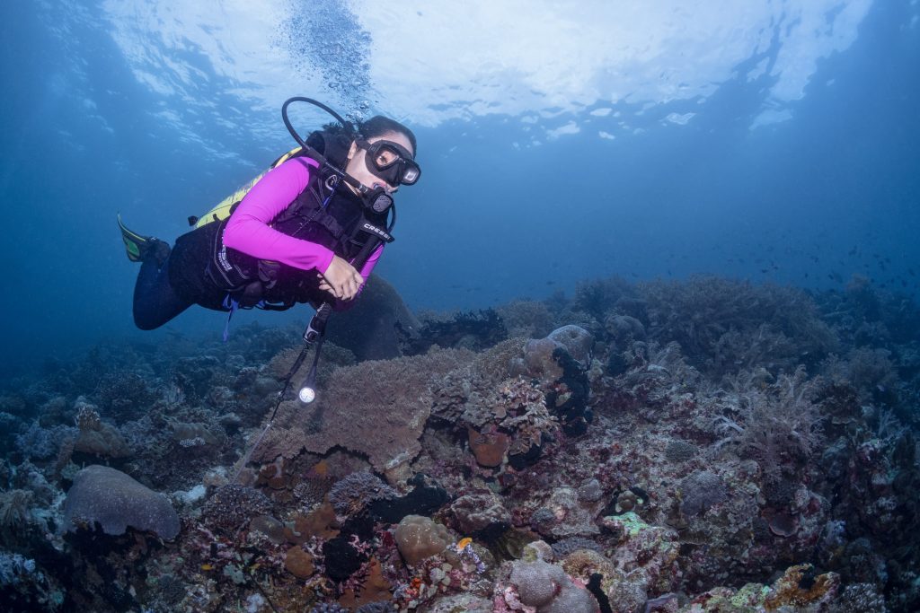 diving